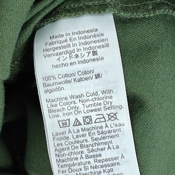 J Crew Long Sleeve Utility Shirt Dress Size 20 Olive Green Pockets Belt NWT - Picture 10 of 10